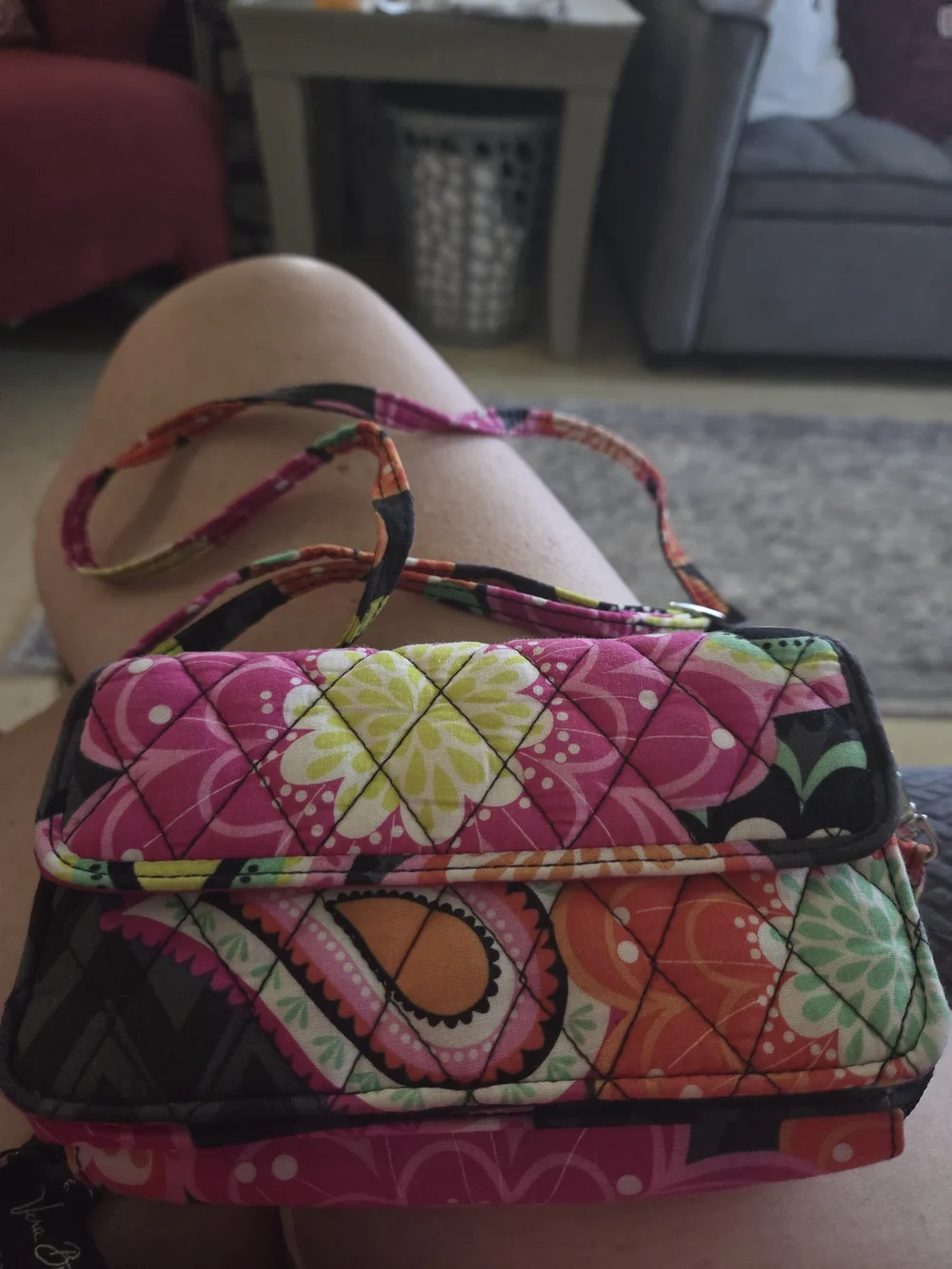 Vera Bradley Pink Quilted Paisley Wallet